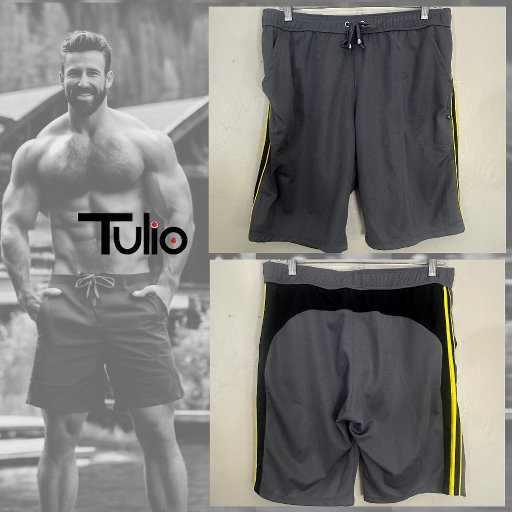 Tulio Athletic Shorts XL 38-44" waist 11" inseam Gently worn 100% polyamide